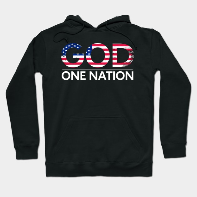 God one nation Hoodie by TEEPHILIC